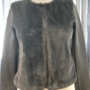 Armani Exchange Faux Fur Jacket